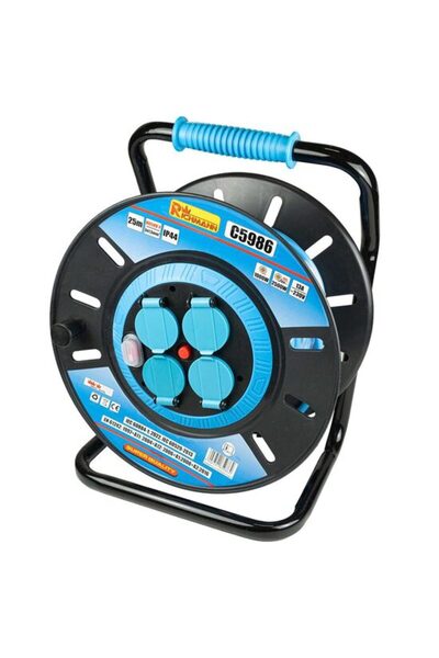 Solplant Prelungitor electric industrial, pe tambur, 13 A, 3x1.5 mm², IP44, 2...