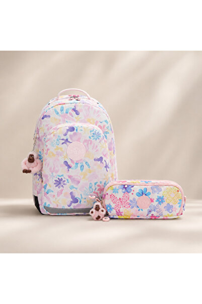 Kipling Girl's School Bag Set of 2 (Bag and Pen Holder) Kpsetkpki7090460