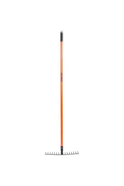Solplant Grebla pentru gradina, coada din fibra de sticla, 16 dinti, 150 cm,