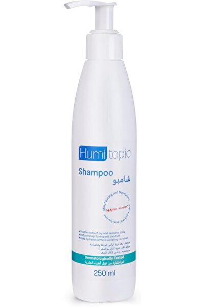 Humitopic شامبو مرطب ومغذي، يهدئ فروة الرأس الجافة والحساسة، يقلل من قشرة الر...