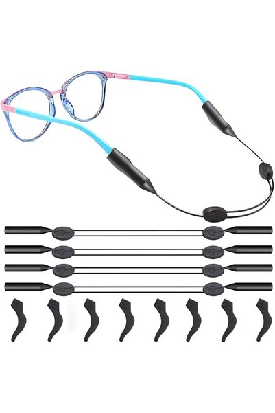 MAKINGTEC Adjustable Glasses Strap, Universal Fit Sports Sunglasses Retainer,...
