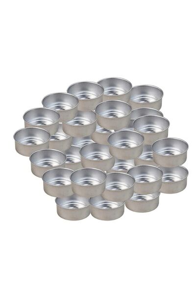 adin tasarım Tealight Mum Kabı 20li Boş Mum Kabı Mum Kalıbı Tealight Mum Yapı...