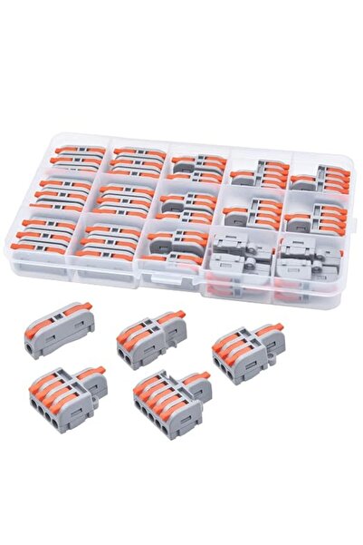EXCEFORE 32 PCS Lever Wire Connectors, Mini Compact Splicing Connector Kit fo...