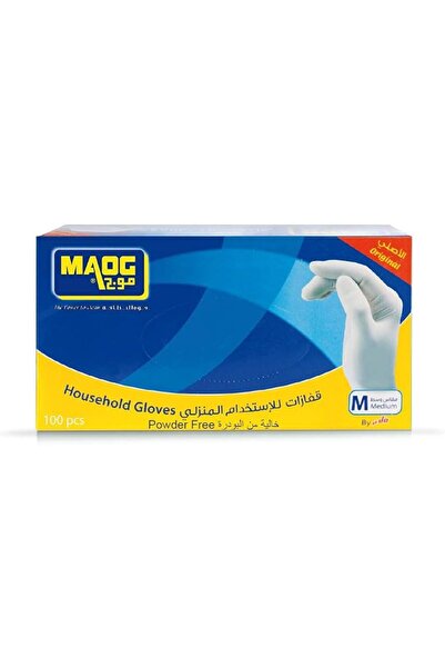 Maog Household Disposable Gloves,Powder free, Size M, 100 Pcs