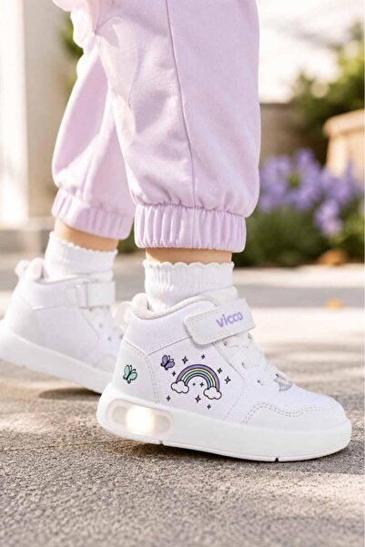 Vicco Şira 946.P26K.257 Anatomical Sole Girls' Boots White 26-30