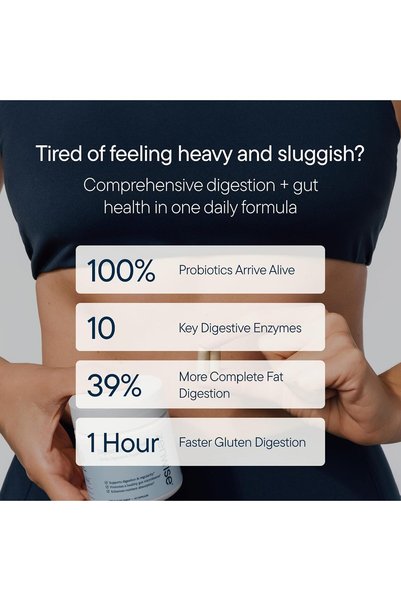 Zenwise Health Zenwise Digestive Probiotics & Prebiotics - Digestion & Bloating Relief for Women & Men, Lactose Absorption with Amylase & Bromelain, 48 Count
