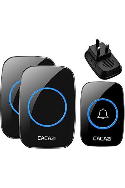 GoodTool Wireless Doorbell, Plug-in Waterproof Doorbell, 2 Receivers and 1 Tr...
