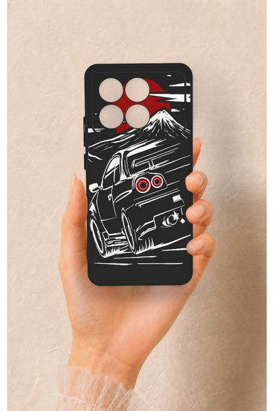 Vip Case حافظة سيليكون متوافقة مع هاتف Poco X6 Pro بنمط Speed Passion