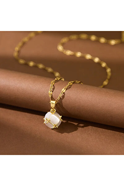 Peach Jewelry Peach Jewerly Γυναικείο Μενταγιόν Χάλυβας Τιτανίου Λευκό