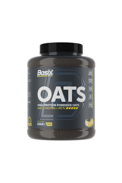 Basix Oats - High Protein Porridge - Banana 6.6 LB