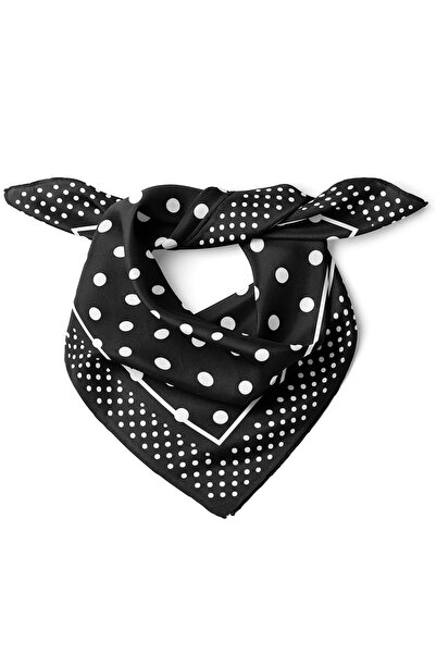 nehir eşarp Puantiye Desen Fular Bandana 50x50 Cm