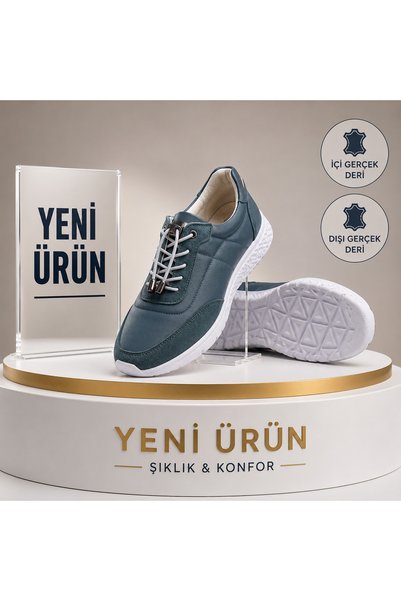 MOON CLOUD GERÇEK DERİ ORTOPEDİK TABAN KADIN SNEAKER-GÜNLÜK AYAKKABI ZYN285
