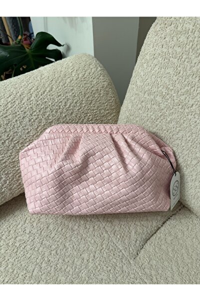STİL SİDELYA Burslu Knitted Pattern Hand and Shoulder Bag