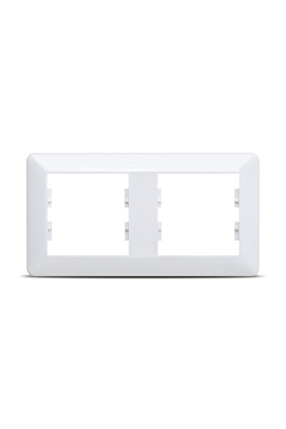 SCHNEIDER Frame 2 position white asfora -, schneider, white