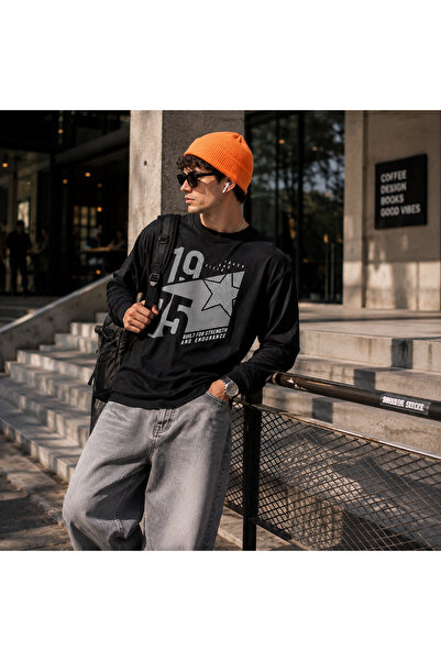 URBANTRENDSTORE Premium Basic Long Sleeve T-Shirt Printed 100% Cotton