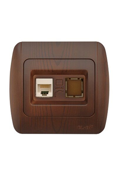 ELBİ Data socket 1xrj45 cat6e nuc enclosed peak -, elbi, multicolor