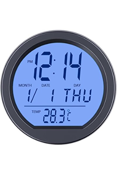 KASTWAVE 2 in 1 Car Clocks and Temperature, Car Dashboard Clock with Automati...