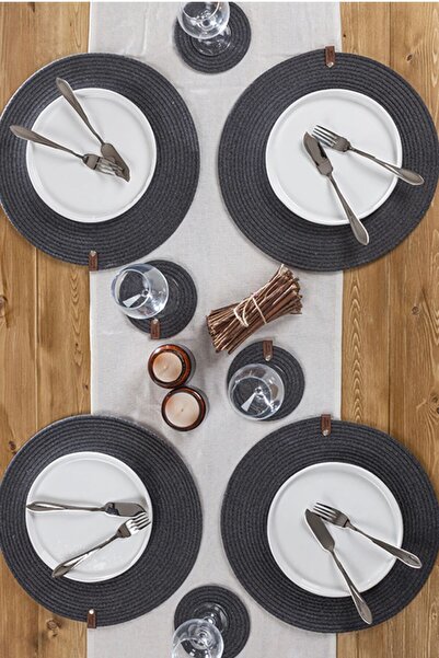 Comfort Craft Σετ 4 τεμαχίων από γιούτα / Αμερικάνικο σετ σερβιρίσματος (33 ε...