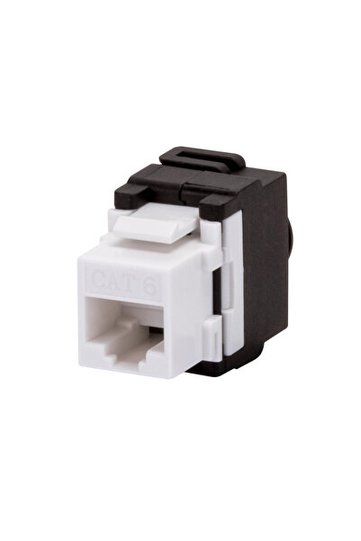 Danex Rj45 cat6 white system data socket - | gw38032, gewiss, white