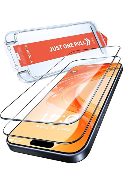 TORRAS for iPhone 17 Screen Protector [12Ft Military-Grade Shatterproof] [9H+...