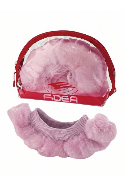 Edea Eco-fur Buz Pateni Çelik Koruyucu Pembe