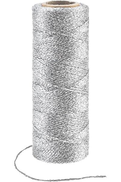 KASTWAVE Metallic String, 1mm Glitter Yarn DIY Wrapping Twine String Thread f...