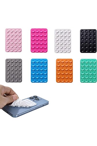 ToolHouse Silicone Suction Phone Case Mount, Double Sided Suction Phone Case ...