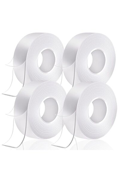 Azulmart Store شريط لاصق شفاف ذو وجهين، 30 مم × 3 م × 1.5 مم، 4 عبوات، متعدد ...
