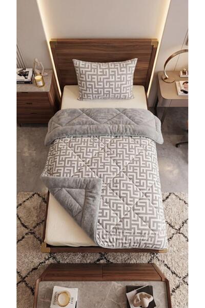 BlueMaison Single Double-Sided Welsoft Quilt Maze