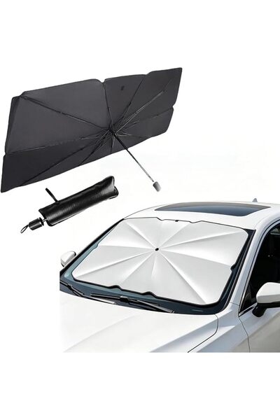 Generic Car Windshield Sunshade Umbrella[5 Layer UV Protection](Small Size)
