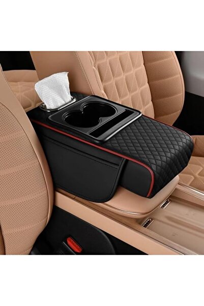 Vixplorn Car Armrest Storage Compartment Car Armrest Cushion,4-in-1 Center Co...