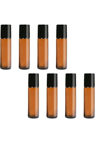 NALACAL Essential Oil Roller Bottles, 8PC 10ml Amber Glass Bottle, with Stain...
