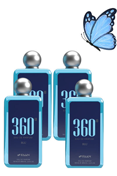 Faan 4 قطع عطر 360 بلو 100 مل