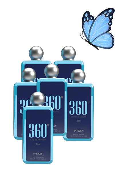 Faan 6 قطع عطر 360 بلو 100 مل