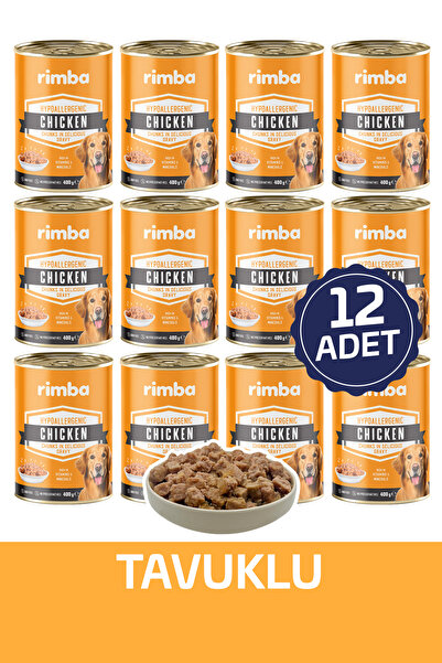 Sos İçinde Parçalı Tavuklu Köpek Konservesi 400gr (12 Adet)