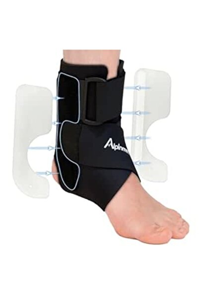 Alpinmett Ankle Support Brace for for Sprained Ankles, Open-Heel Design with ...