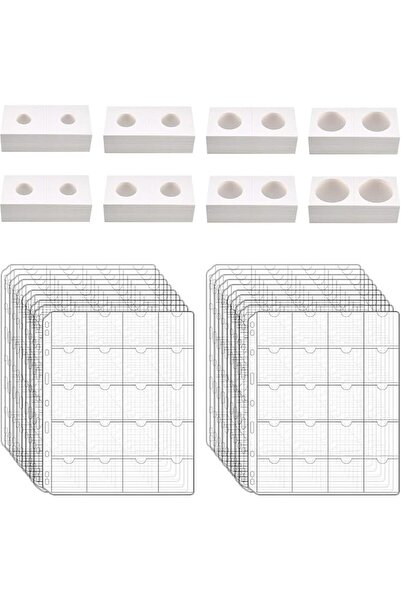 TERRIFI Cardboard Coin Holder for Collectors,400 Pockets Coins Collecting Boo...