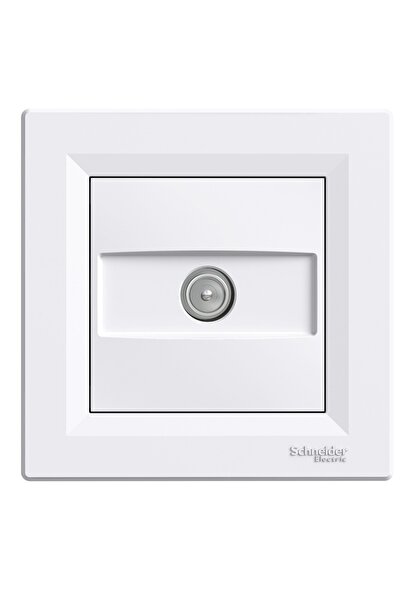 SCHNEIDER Asfora white tv socket -, schneider, white