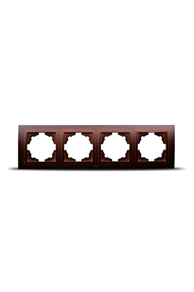 Danex Zena Mahogany 4-Post Frame -, DANEX, Multicolor