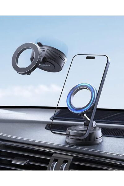 Spigen Caseology حامل سيارة مغناطيسي Spigen VacuumLock MagSafe بزاوية 360 درج...