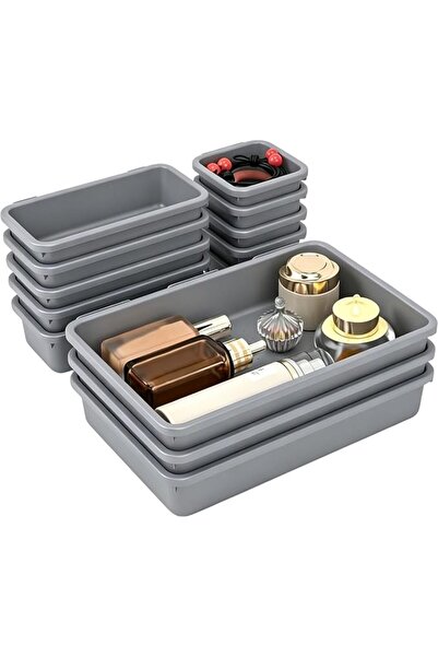Philippe Moraly 16 Pieces Drawer Organizer Set, 3 Size Versatile Desk Drawer ...