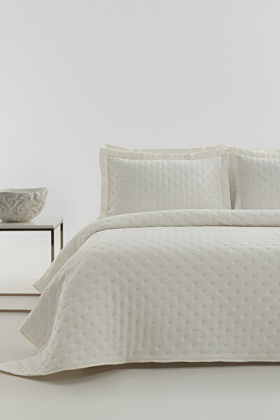 Yataş Grain Single Bedspread Set - Ecru