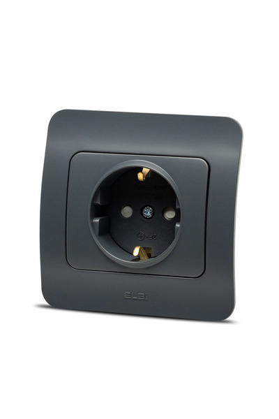 Danex Schuko 16a anthracite jazz sense -, elbi, grey