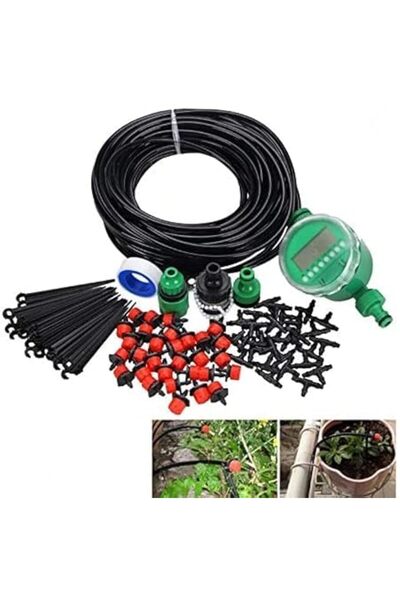 MarlaMall Garden Irrigation System, 25 Meters 30 Micro Drip Irrigation/Diy Wa...