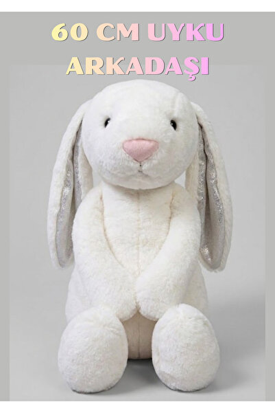 Boratila Toys 60 Cm Sevimli Uyku Arkadaşı Tavşan Peluş Oyuncak