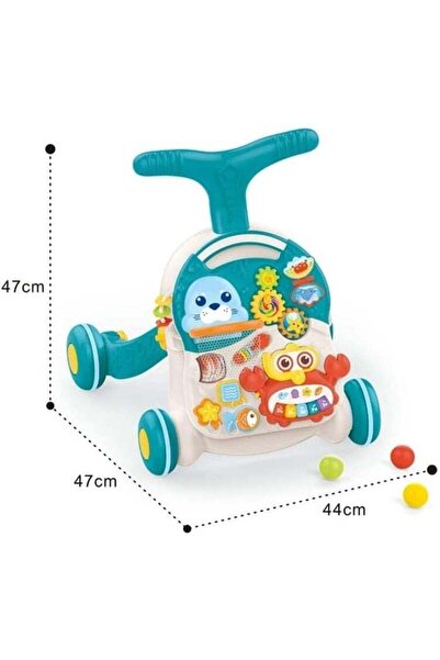 huanger 2-in-1 Walker and Activity Table