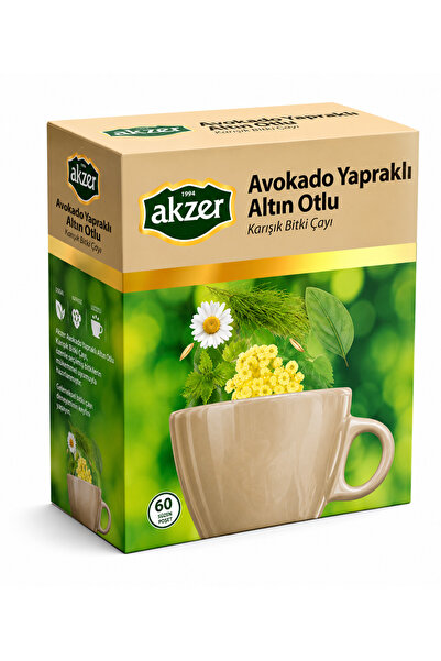 AVOKADO YAPRAKLI ALTIN OTLU KARIŞIK BİTKİ ÇAYI 60 LI