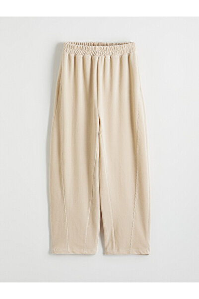 LC Waikiki I Stitch Detailed Girls' Velvet Sweatpants from Freezen Store