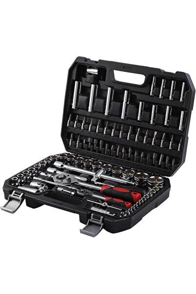 Lawazim Tools Set with Carry Case-94 Piece- Chrome Vanadium Mechanic Tool Set...