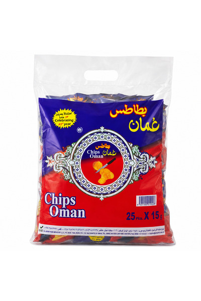 Generic Brand Oman Chips 15 g Pack of 25